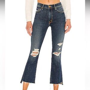 MOTHER The Insider Crop Step Fray. Wash: Wicked Wildflower